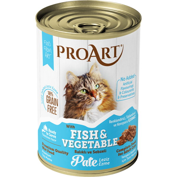 Pate with Fish & Vegetable for Adult Cats ProArt®