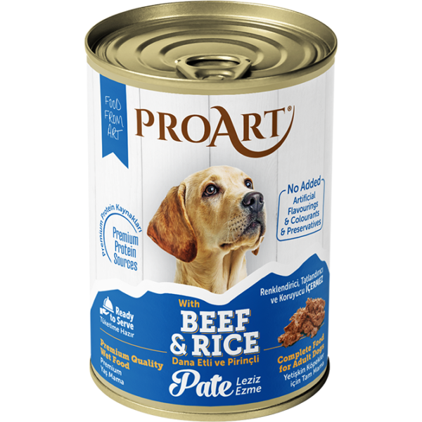 Pate with Beef & Rice for Adult Dogs ProArt®
